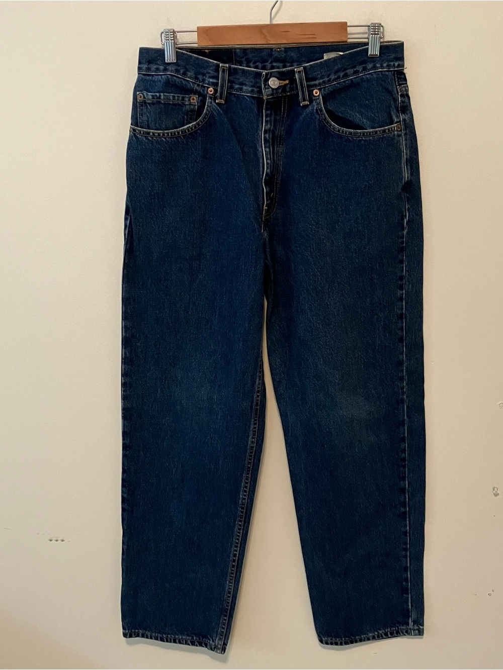 Vintage Levis 550 Relaxed Fit Jeans Mens 34x30 Blue Denim Made in USA Y2K
